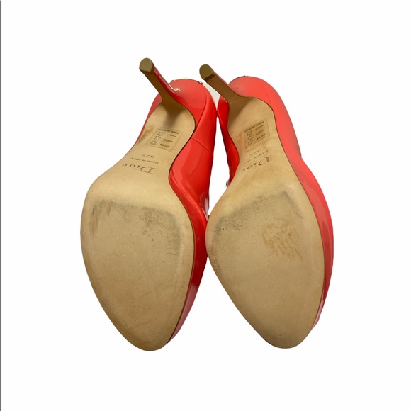 Dior Miss Dior Peep Toe Pumps Size 37.5 - Picture 5 of 7